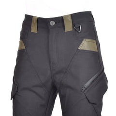 Ride Unmarked RoadVault riding pants women's fit — black, waist detail