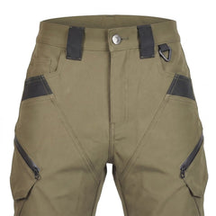 Ride Unmarked RoadVault riding pants women's fit — army green, waist detail