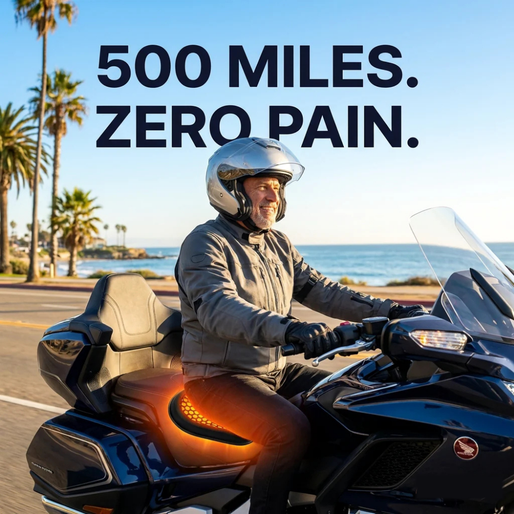 500 miles, zero pain - gel rider cushion